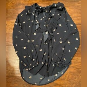 Abercrombie Cottage Core Button Blouse Size M